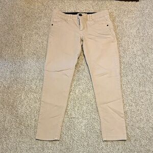 Democracy Women's Cropped Tan Jeans Size: 4